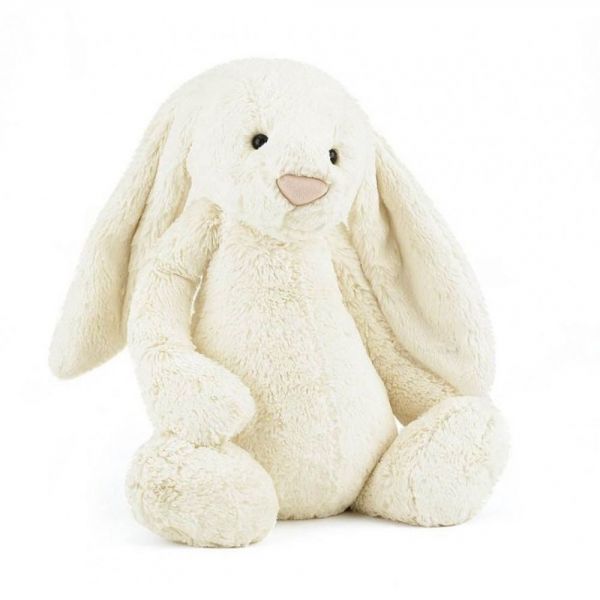 Peluche Lapin Bashful Crème - 51 cm