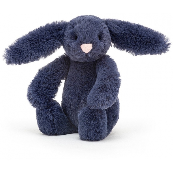 Peluche Lapin Bashful Navy - 13 cm