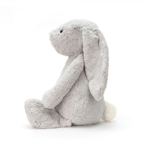 Peluche Lapin Bashful Gris - 67 cm