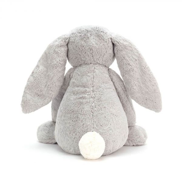 Peluche Lapin Bashful Gris - 67 cm