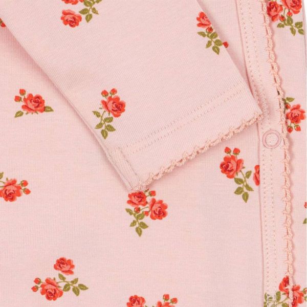 Grenouillère coton 6 mois Rosa Pink