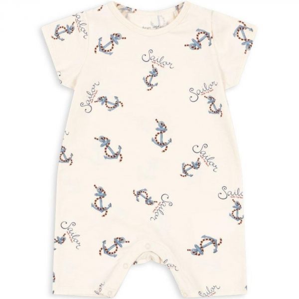 Combinaison enfant Gots - Mon bateau 6 mois