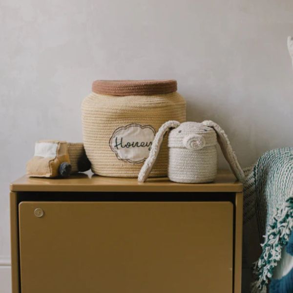 Panier de rangement mini Rita le lapin