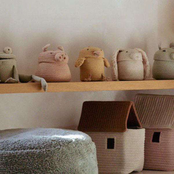 Panier de rangement mini Rita le lapin