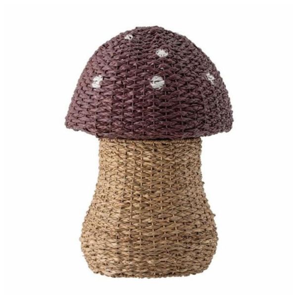 Panier de rangement avec couvercle Champignon
