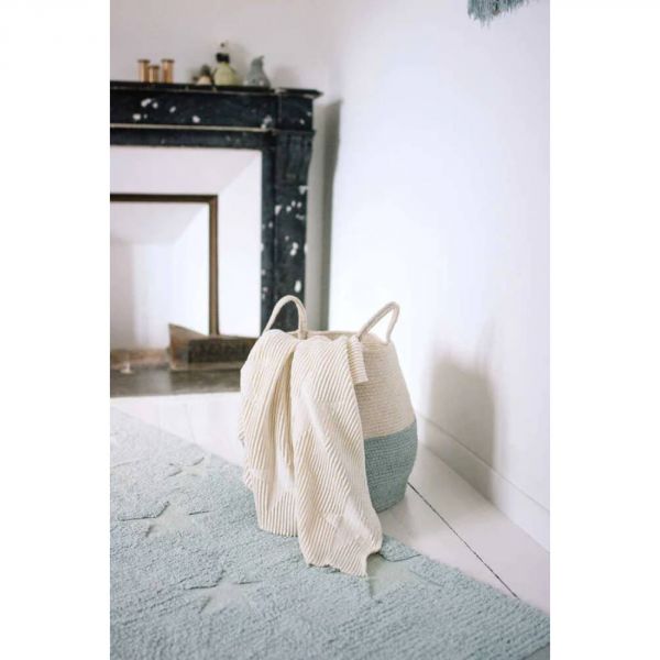 Panier de rangement 35x30 cm Bleu