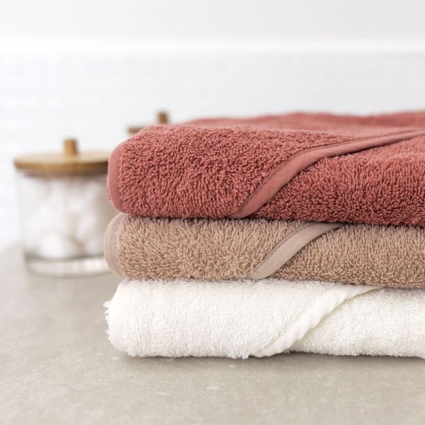 Cape de bain bébé 75x75 cm Color Beige naturel