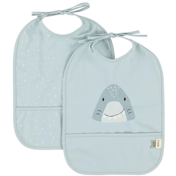 Lot de 2 bavoir imperméable - Mr. Shark