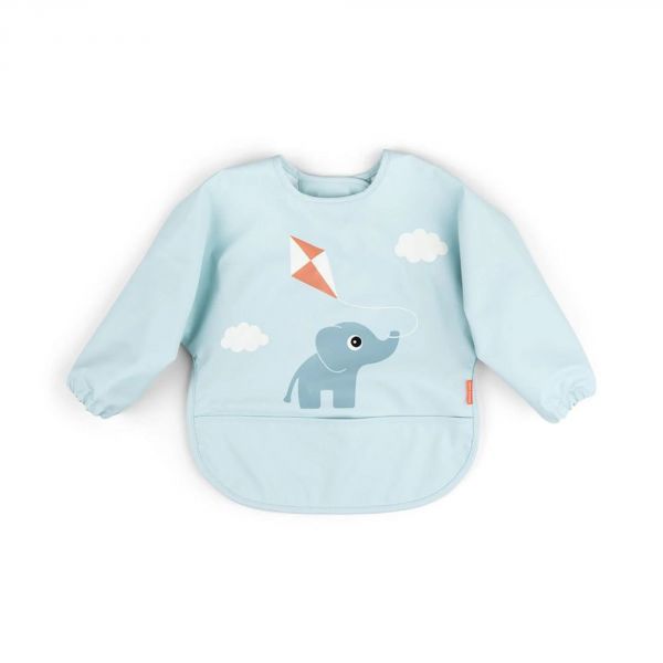 Bavoir à manches avec poche Playground beu