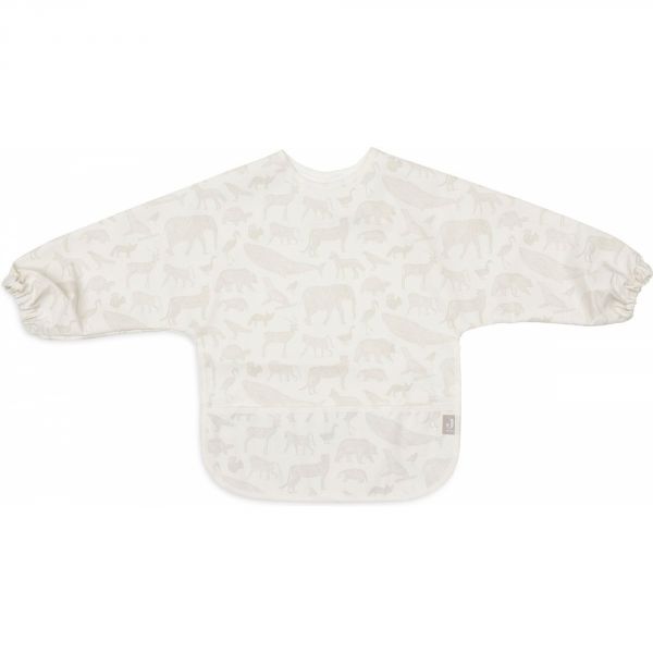 Bavoir manches longues imperméable Animaux Nougat