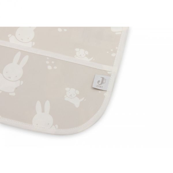 Bavoir à manches longues imperméable Miffy &Snuffy Nougat