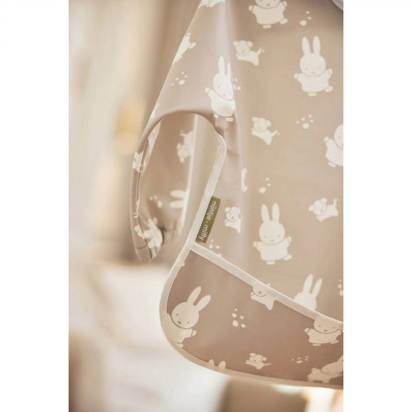 Bavoir manches longues imperméable Miffy & Snuffy Olive