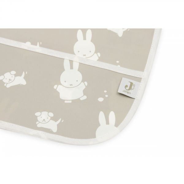 Bavoir manches longues imperméable Miffy & Snuffy Olive
