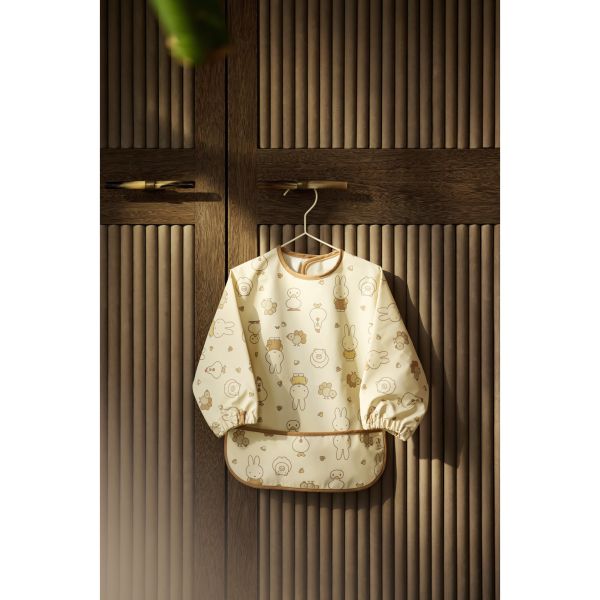 Bavoir manches longues imperméable Miffy Family Farm