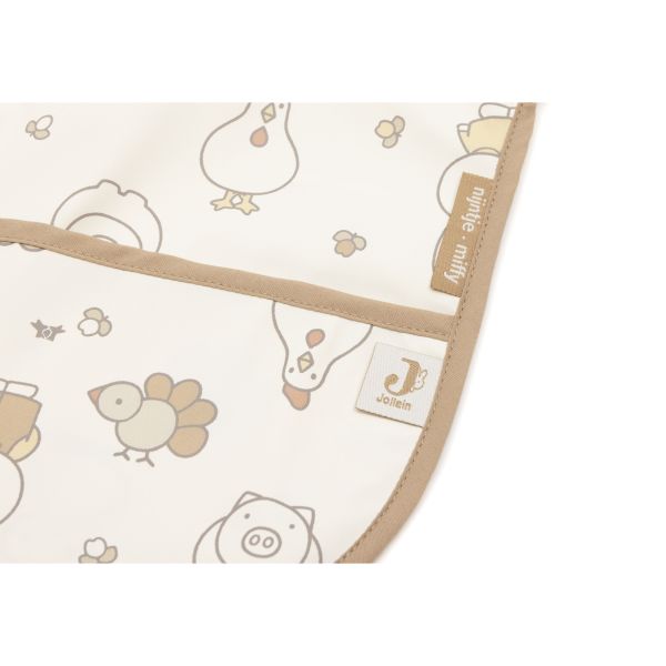 Bavoir manches longues imperméable Miffy Family Farm