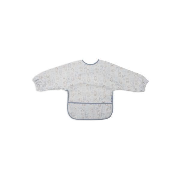 Bavoir manches longues imperméable Miffy Moments - Cloudy Blue