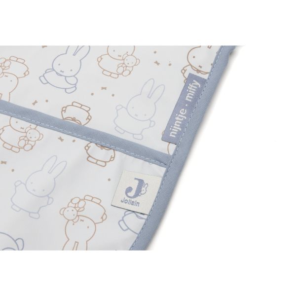 Bavoir manches longues imperméable Miffy Moments - Cloudy Blue