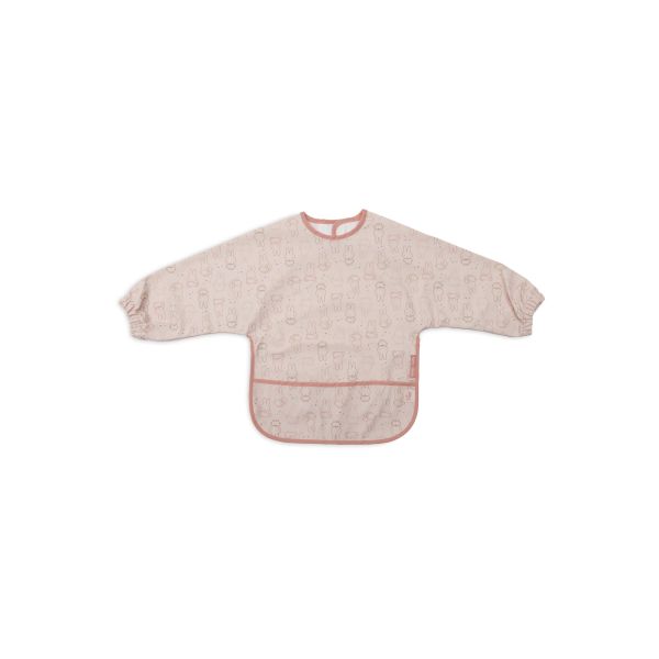 Bavoir manches longues imperméable Miffy Moments - Silk Rose