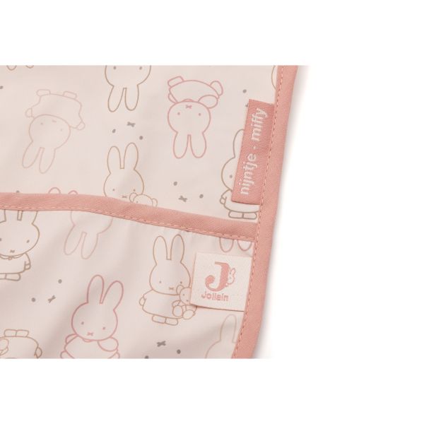 Bavoir manches longues imperméable Miffy Moments - Silk Rose