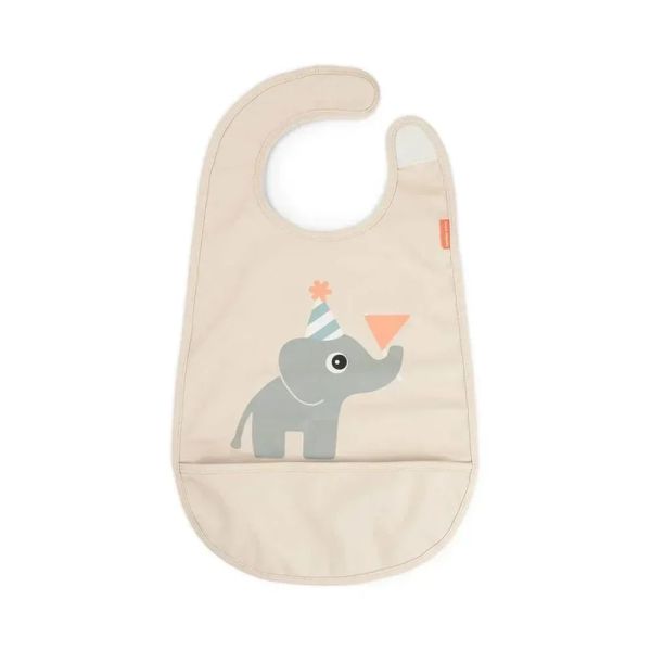 Bavoir avec fermeture velcro Celebration Sable