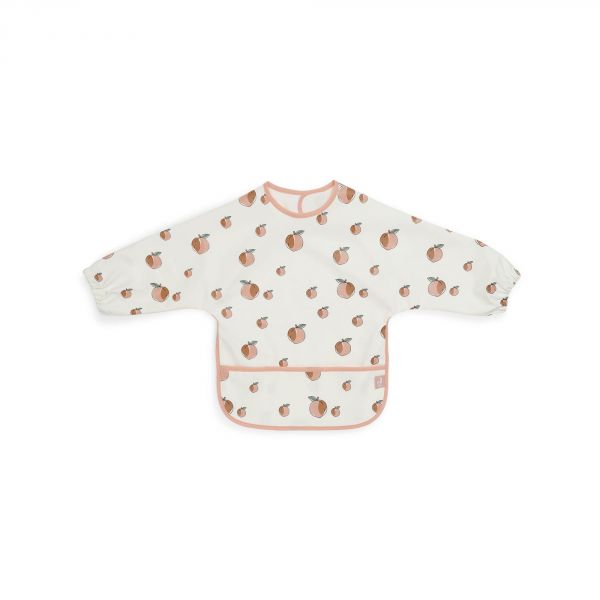 Bavoir manches longues imperméable Peach