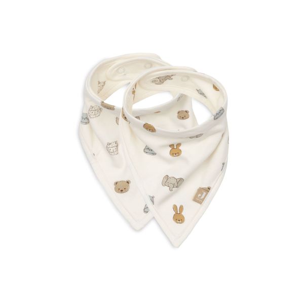 Lot de 2 bavoirs bandana Jollies