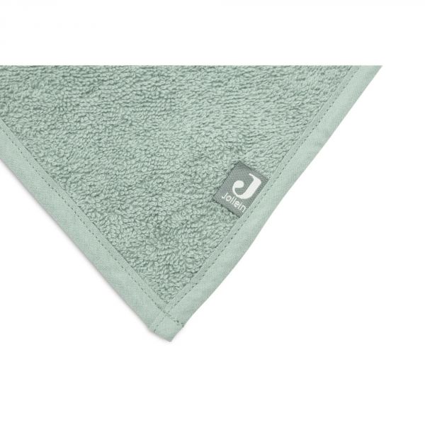 Lot de 2 bavoirs bandana éponge Ash Green