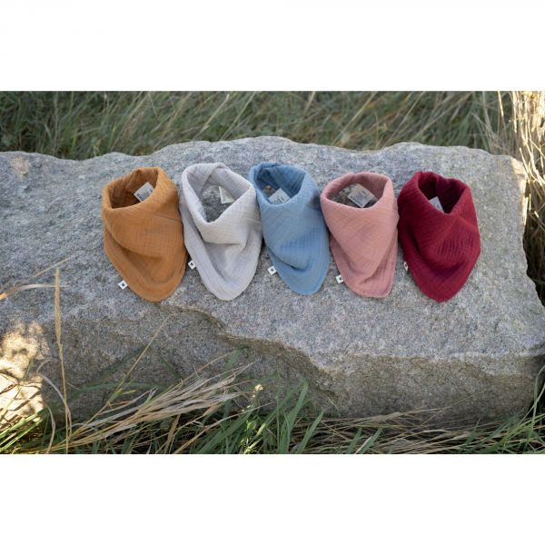 Bavoir bandana Caramel