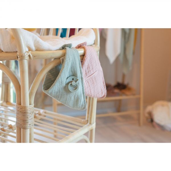 Bavoir bandana Caramel