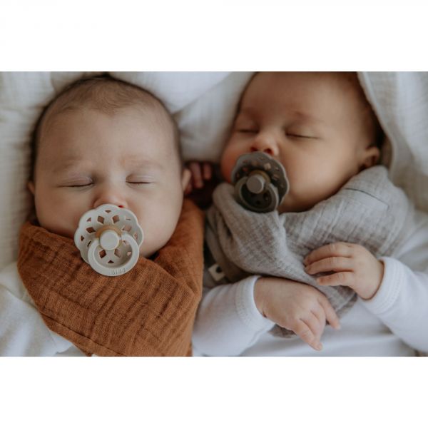 Bavoir bandana Dusty Pink