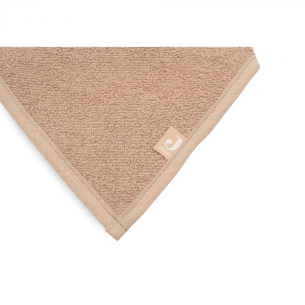 Lot de 2 bavoirs bandana éponge Biscuit