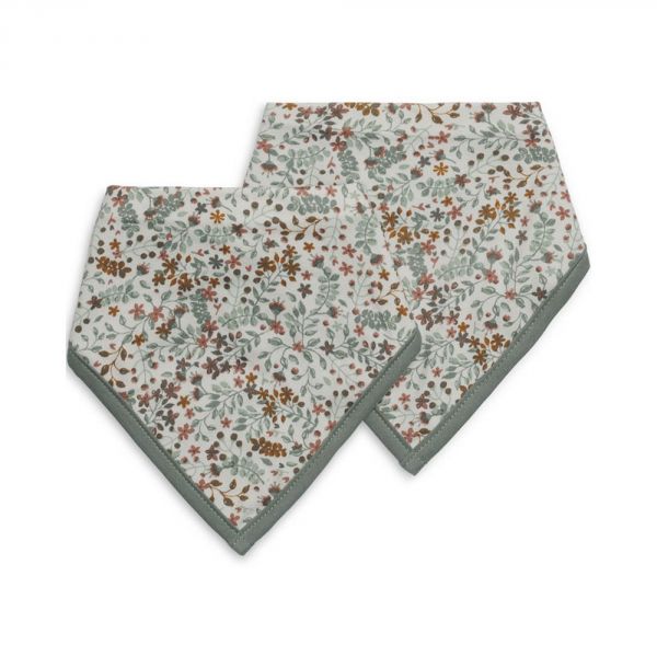 Lot de 2 bavoirs bandana Bloom