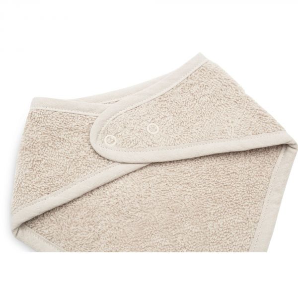 Lot de 2 bavoirs bandana éponge Nougat