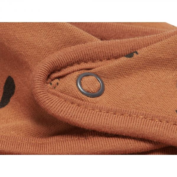 Lot de 2 bavoirs bandana Spot Caramel et Storm Grey