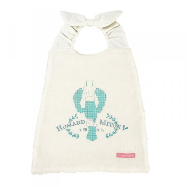 Bavoir Serviette Homard Miton