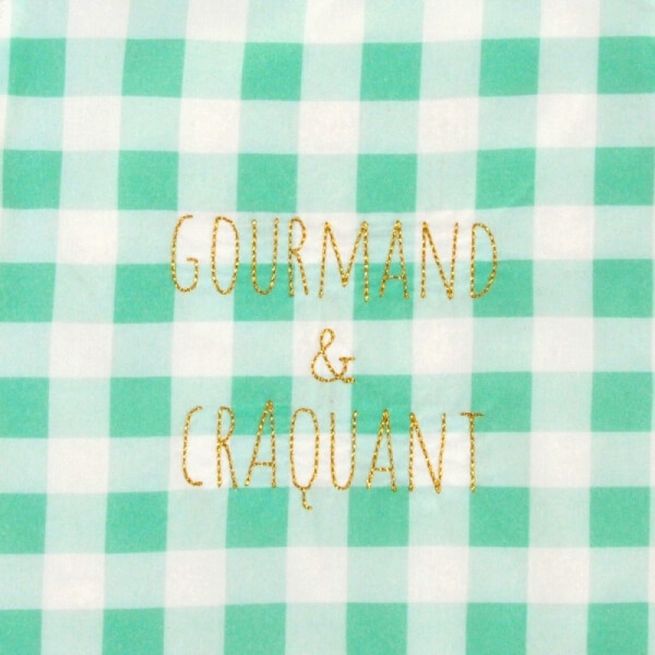 Bavoir Serviette Gourmand & Craquant