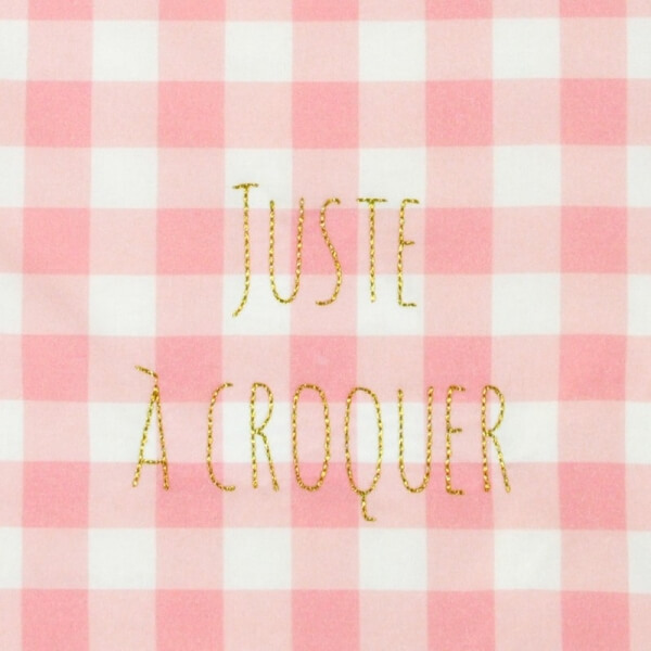Bavoir Serviette Juste à croquer