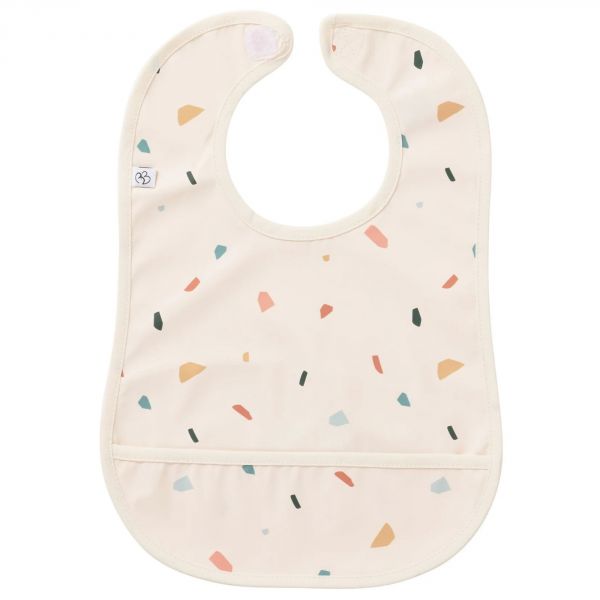 Bavoir imperméable terrazzo