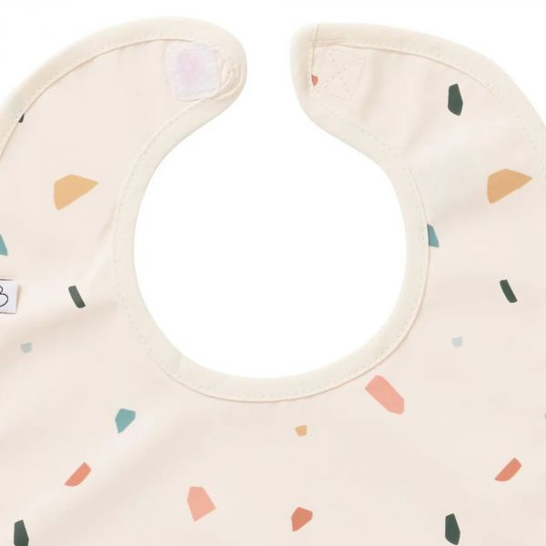 Bavoir imperméable terrazzo