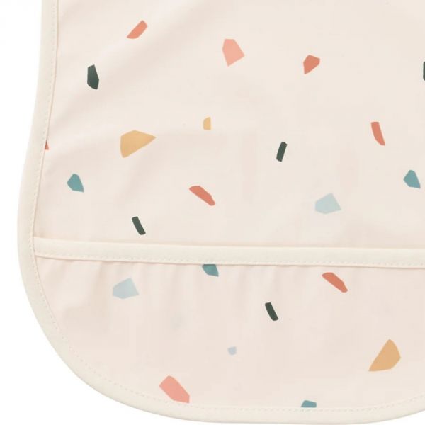 Bavoir imperméable terrazzo