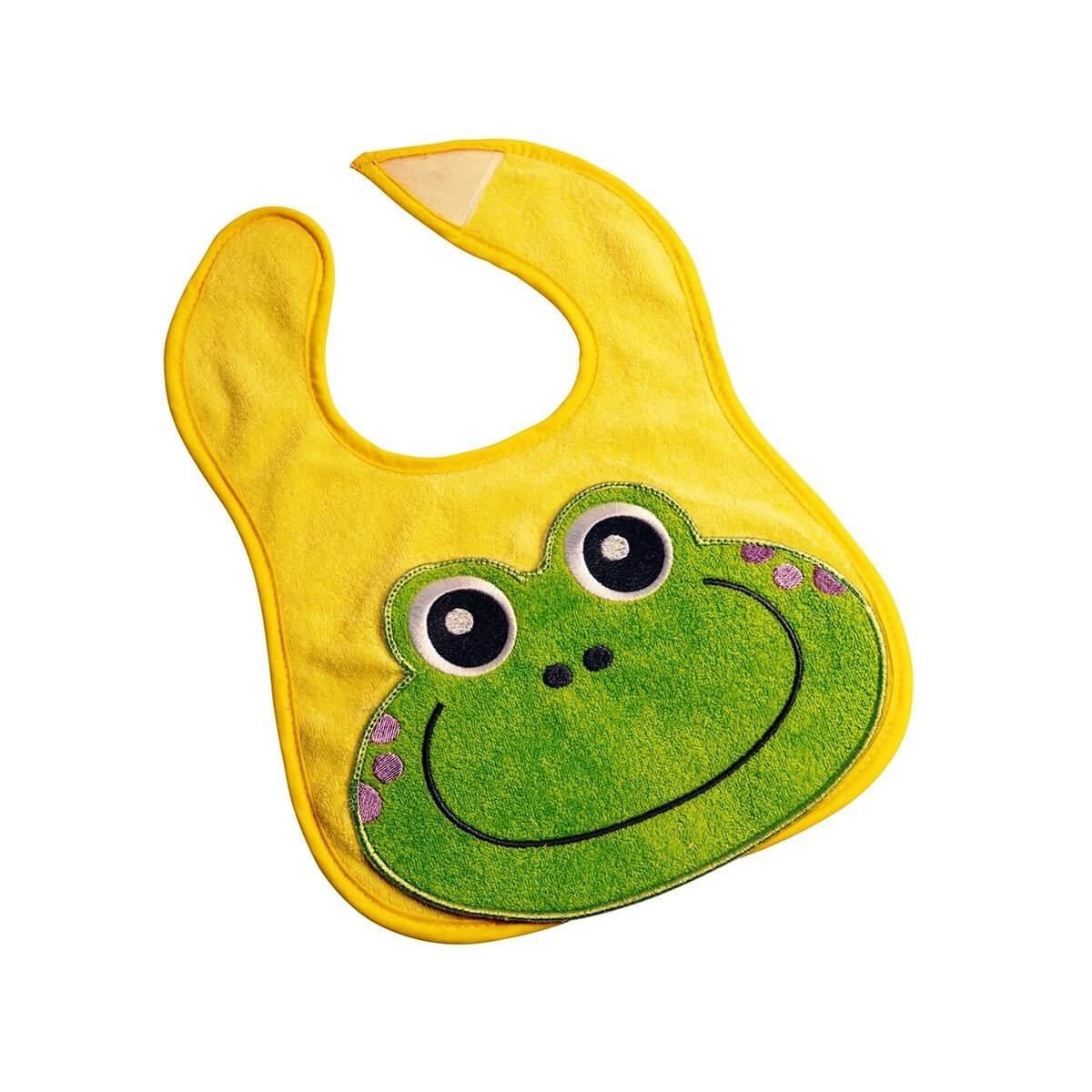 Dbb Remond Bavoir Eponge Motif Grenouille Made In Bebe