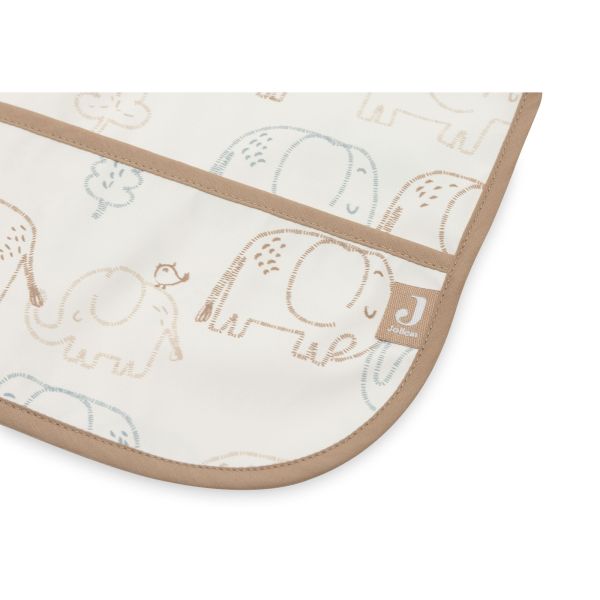 Bavoir manches longues imperméable Elephant Tales