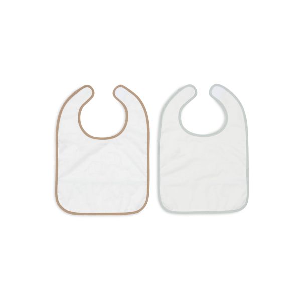 Lot de 2 bavoirs imperméables Elephant Tales