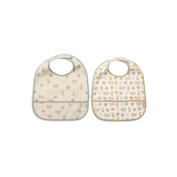 Lot de 2 bavoirs imperméables Jollies