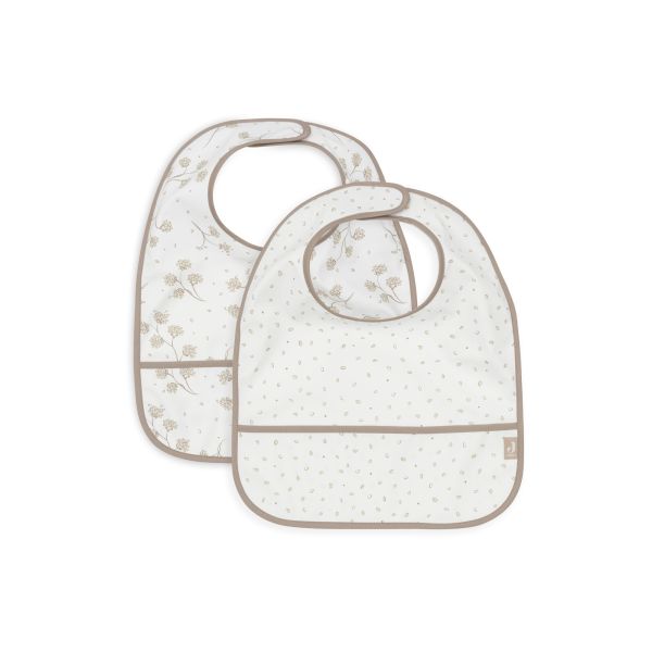 Lot de 2 bavoirs imperméables Leafy Dreams