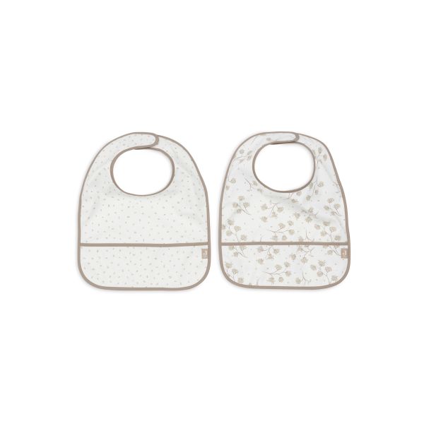 Lot de 2 bavoirs imperméables Leafy Dreams