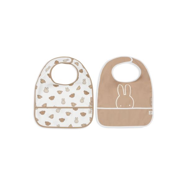 Lot de 2 bavoirs imperméables Miffy and Friends