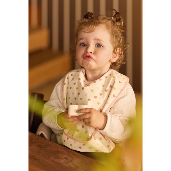Lot de 2 bavoirs imperméables Soft Plumes