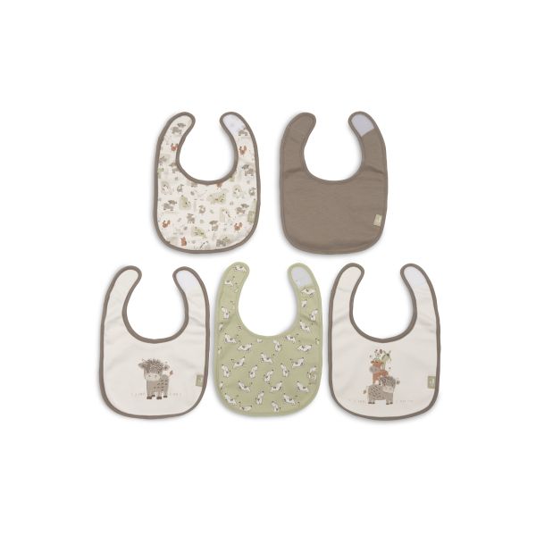 Lot de 5 bavoirs imperméables Barn Buddies