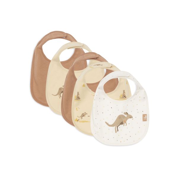 Lot de 5 bavoirs imperméables Kangaroots